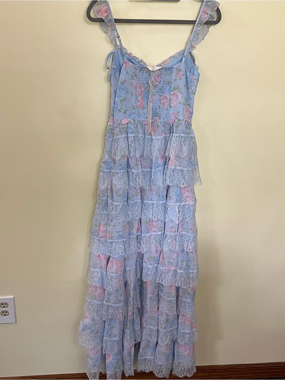 NEW NEW Altar’d State Blue and Pink Rhiannon Floral Maxi Dress Size XS, S, & L - Picture 13 of 16